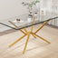 Base mesa metal 30pulg patas resistentes vidrio madera
