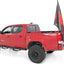 Soporte universal para barra bandera riel cama