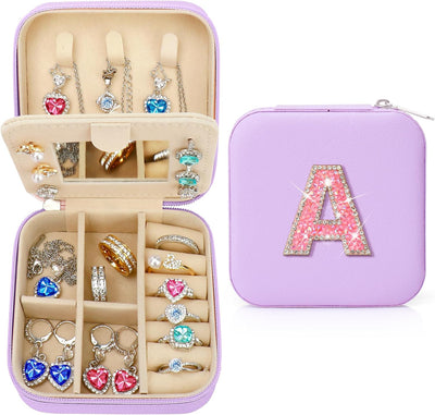 Estuche joyería con brillantes rícino personalizadas