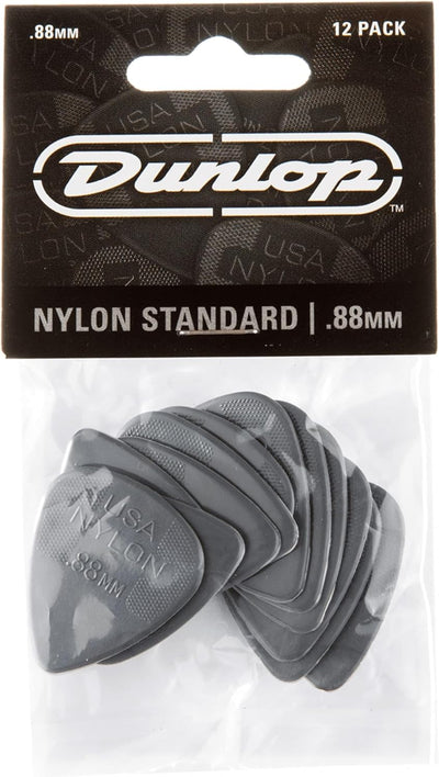 Púas guitarra nailon 3.465pulg 1 docena