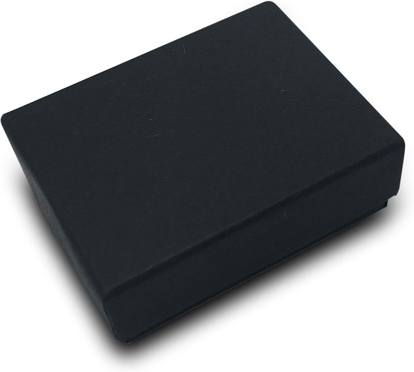 100 Estuches Regalo Algodón Negro Mate 1.9x1.3x0.7