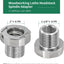 Adaptador husillo torno 1x8TPI