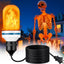 Kit luces esqueleto Halloween 19.7pies modo naranja