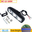 Luz LED azul montacargas 30W 12-100V ajustable AGV almacén