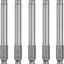 5 Pzas Broca Torx T30 1/4 Hex 3in Magnética Sin Punta