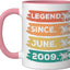 Taza Cerámica Cumpleaños 17 Rosa/Blanco