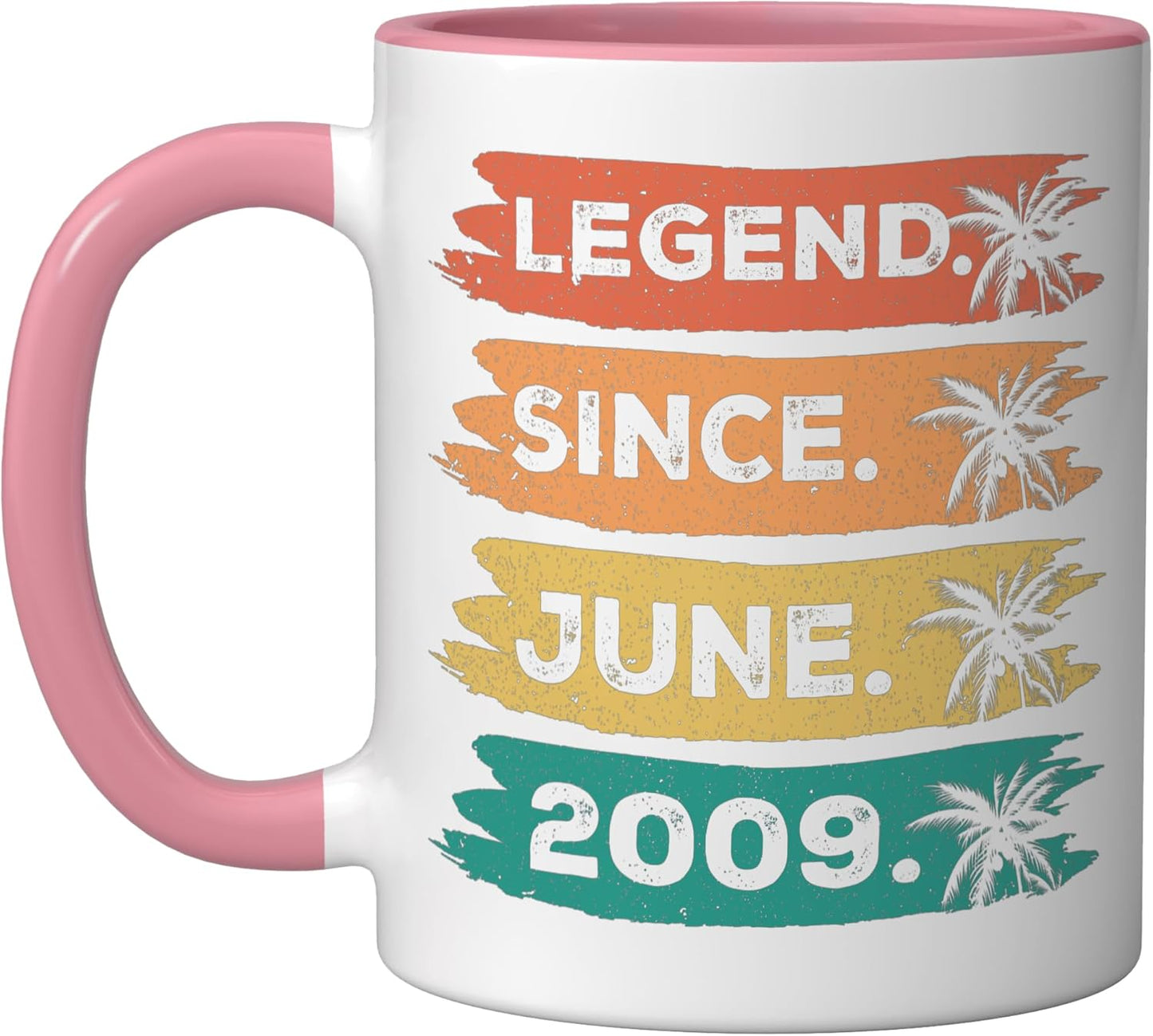 Taza Cerámica Cumpleaños 17 Rosa/Blanco