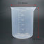 Vaso graduado plástico PP transparente 8.5-10.1oz