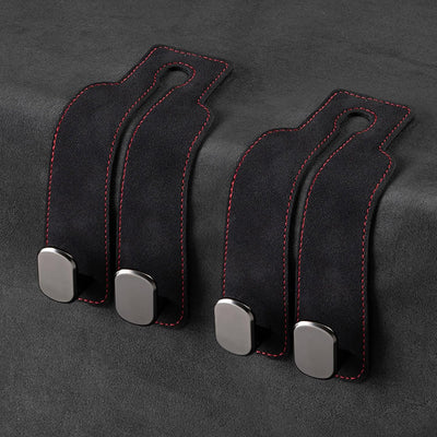 2 Ganchos Cuero Metal para Bolsos Carteras y Teléfonos