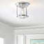 Luz LED náutica techo 10.25" cúpula vidrio transparente