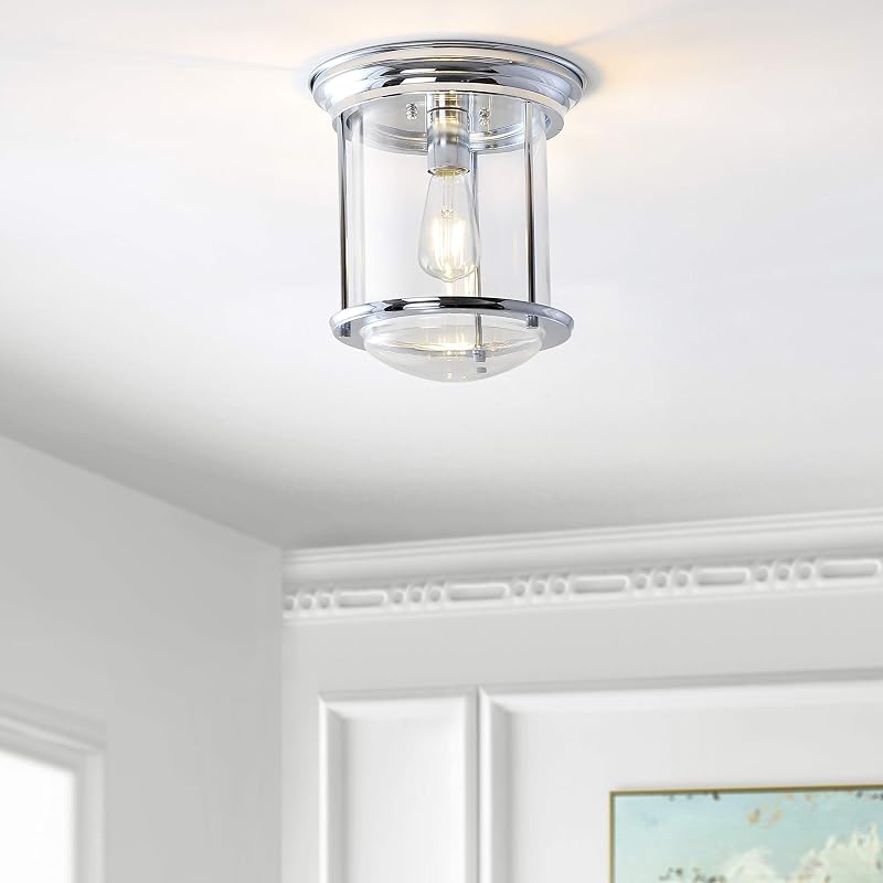 Luz LED náutica techo 10.25" cúpula vidrio transparente