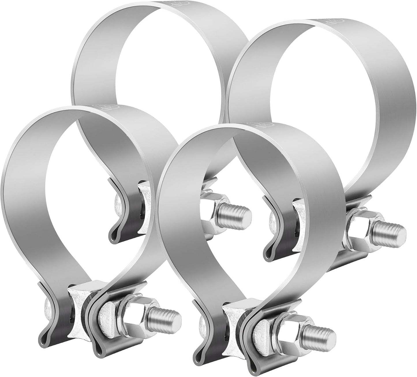 Abrazadera escape 2" acero inox 4 Uds