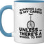Taza Cerámica para Monociclo Azul/Blanco