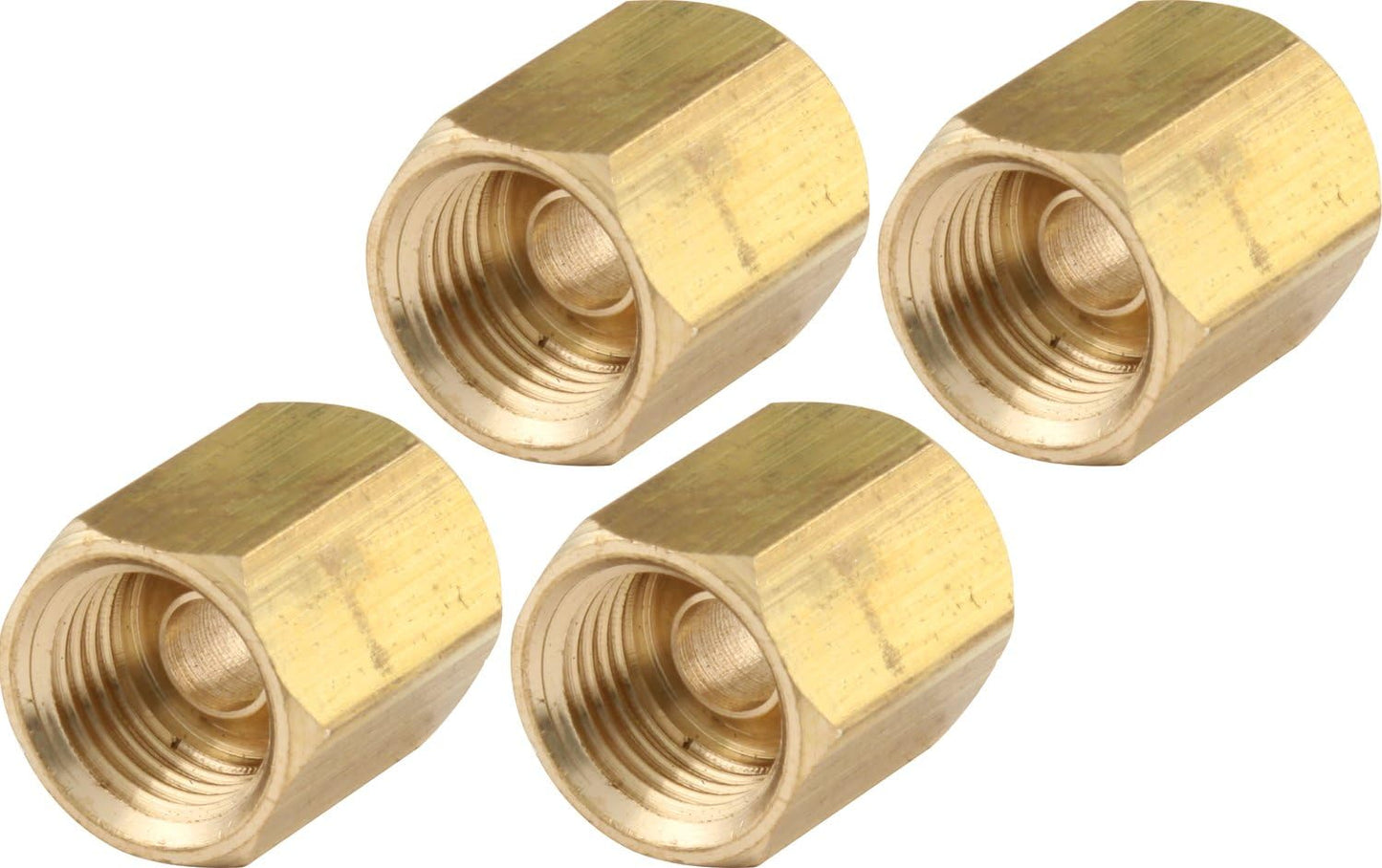 Adaptador freno latón 1/4pulg 4 Uds