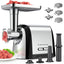 Molinillo carne acero inox con tubo salchichas y cuchillas