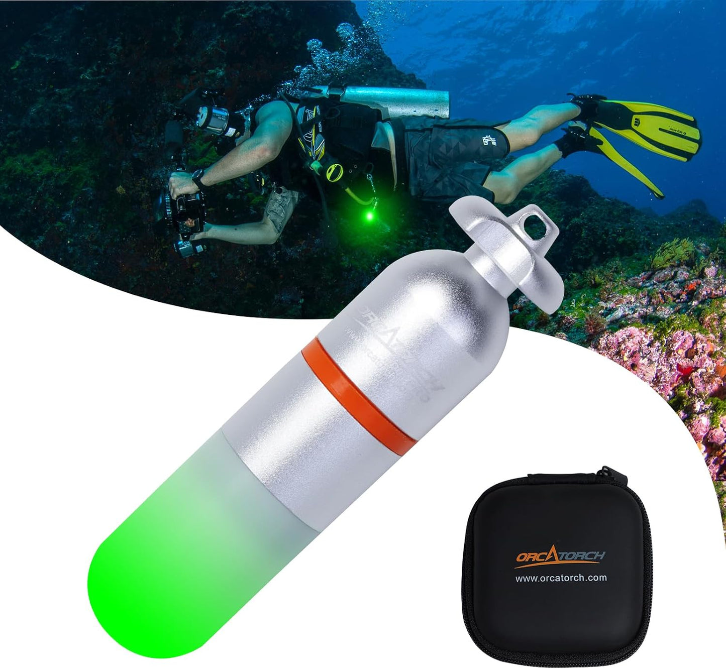 Luz señal buceo mini baliza tanque modos constante
