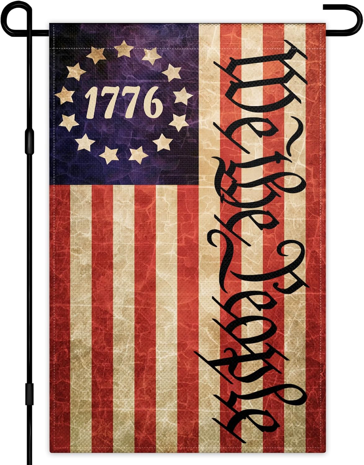 Bandera jardín 12x18pulg doble cara We the People