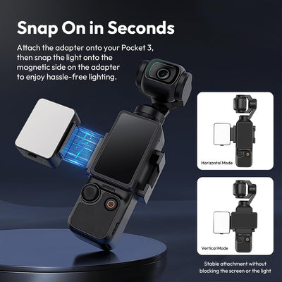Luz magnética DJI Osmo Pocket LED 5800K USB C IPX4