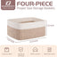 4 Cestas Almacenamiento Decorativas 13.8"