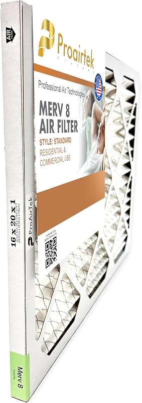 Pack 2 filtros aire MERV 8 16x20x1 para hogar
