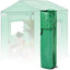 Funda invernadero desplegable 6x6pulg puertas ventanas