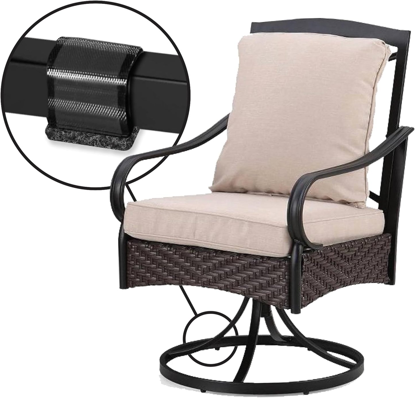 Protectores suelo para sillas con base trineo berber 16 pzas