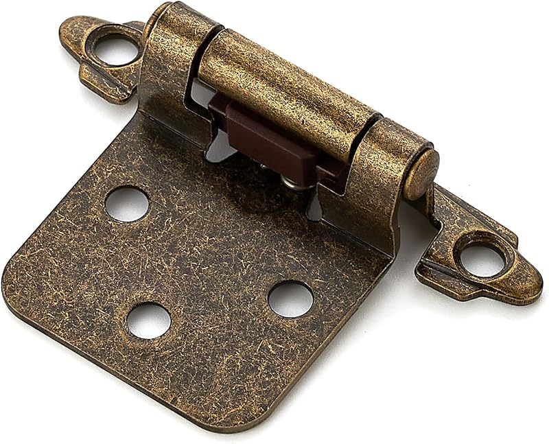 50 Bisagras Latón Puerta Cocina Cierre Automático 1/2"