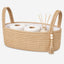 Cesta tejida yute asa para baño encimera almacenamiento