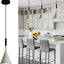 Lámpara colgante hormigón gris para cocina comedor