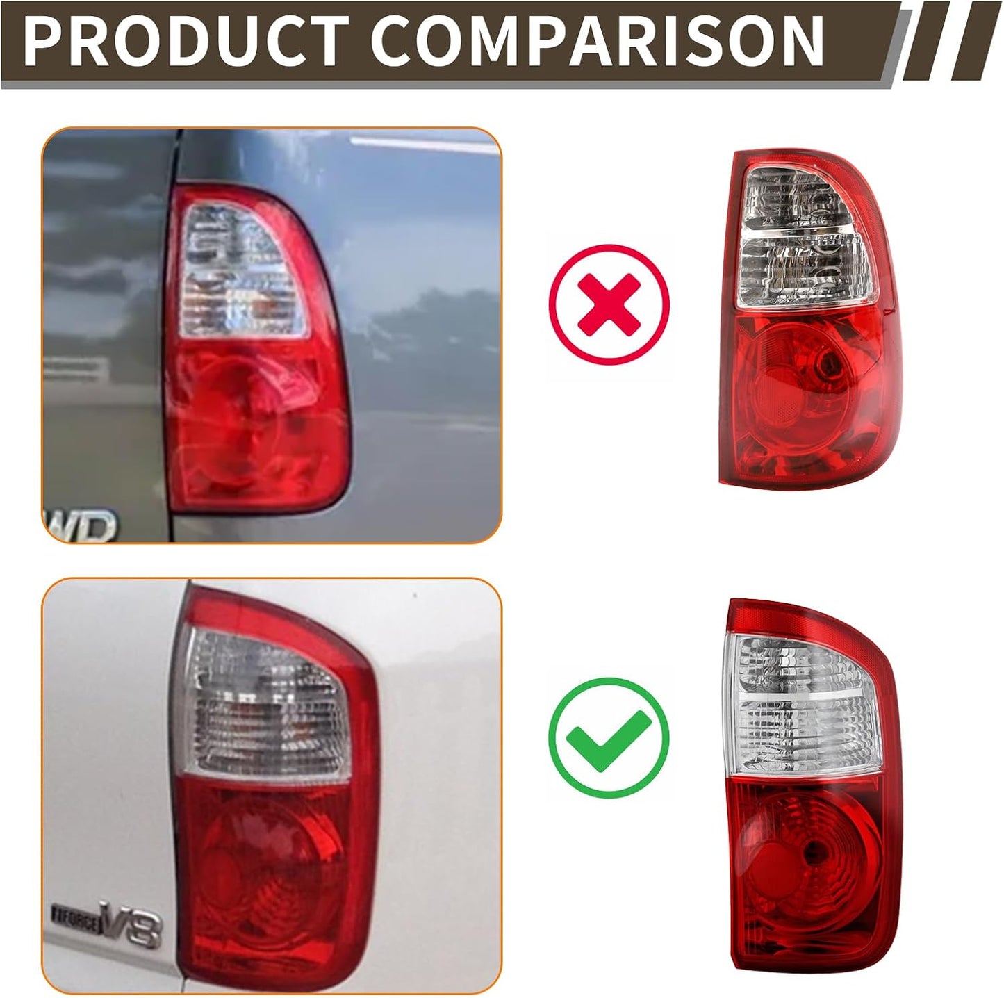 Conjunto luz trasera comp Toyota Tundra 4 puertas doble