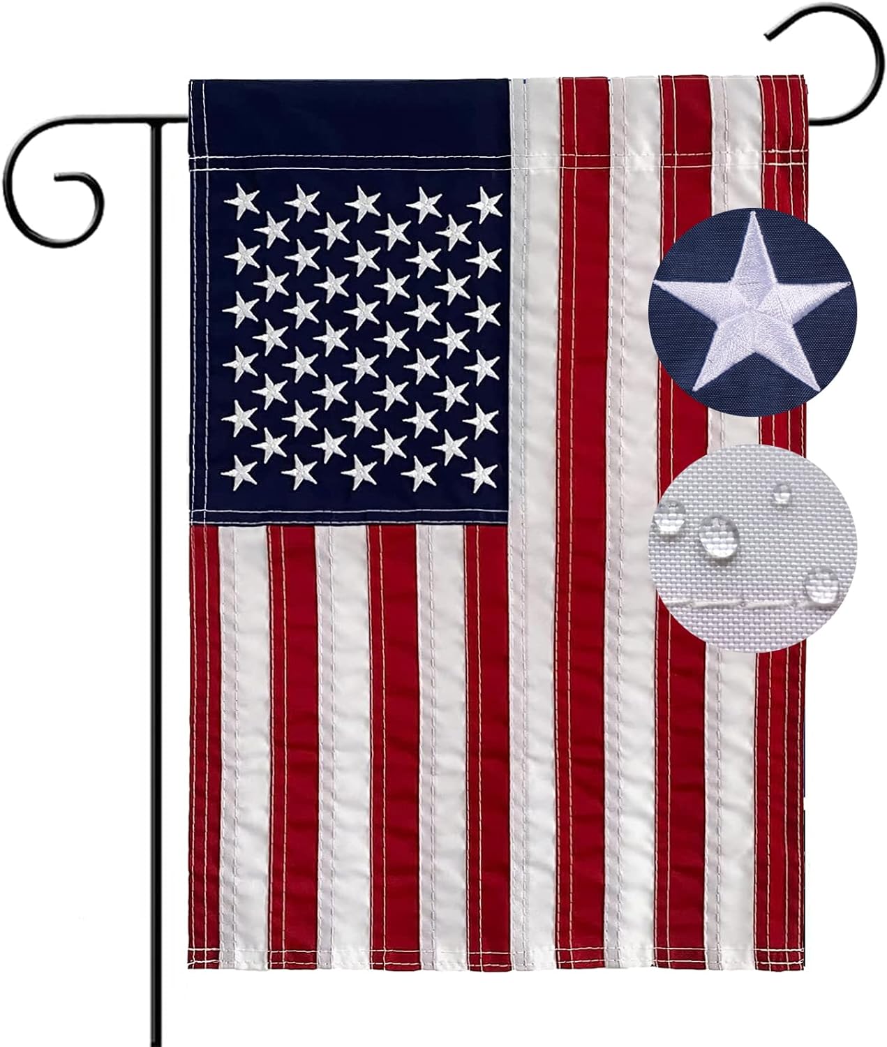 Bandera Estados Unidos 12x18" resistente al viento