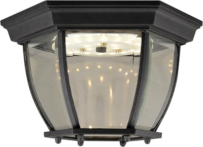 Lámpara techo LED Canterbury II color negro