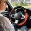 Funda volante forma D antiderrap para mujer naranja