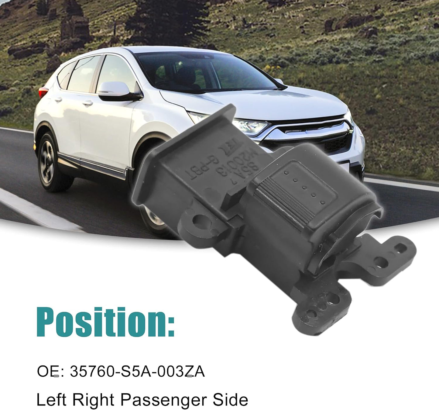 Interruptor elevalunas pasajero Honda CR-V Negro