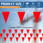 Banderines seguridad 100pies para eventos construcción