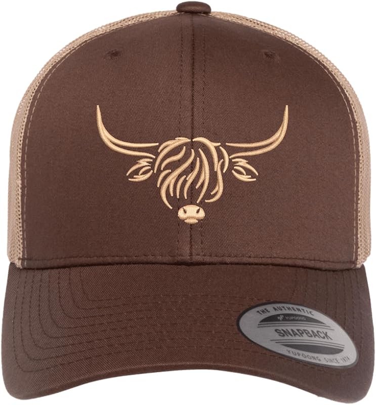 Sombrero béisbol camionero bordado cuerno largo