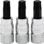 Juego 3 llaves vaso Torx 1/4