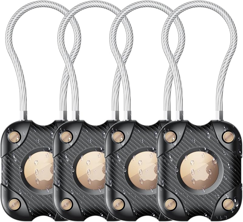Soporte AirTag impermeable IP67 con cable para llavero