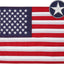 Bandera EE.UU. 16x24" doble cara estrellas bordadas