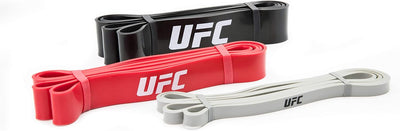 Set bandas potencia negro rojo gris