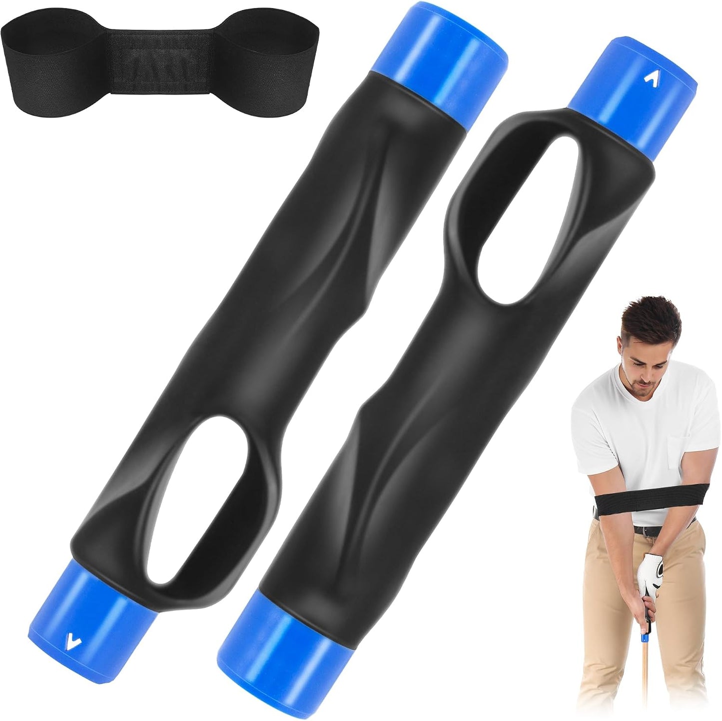 Set entrenador swing agarre golf principiantes profesionales