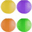 Faroles papel colgantes 8pulg marco metal hogar fiestas pack 8