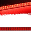 Barra luz roja 17" 40 LED impermeable remolque utilitario