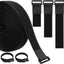 Correas ajustables cable 16pulg x 1 pulg con hebillas plástico
