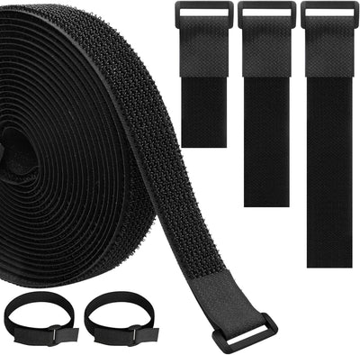 Correas ajustables cable 16pulg x 1 pulg con hebillas plástico