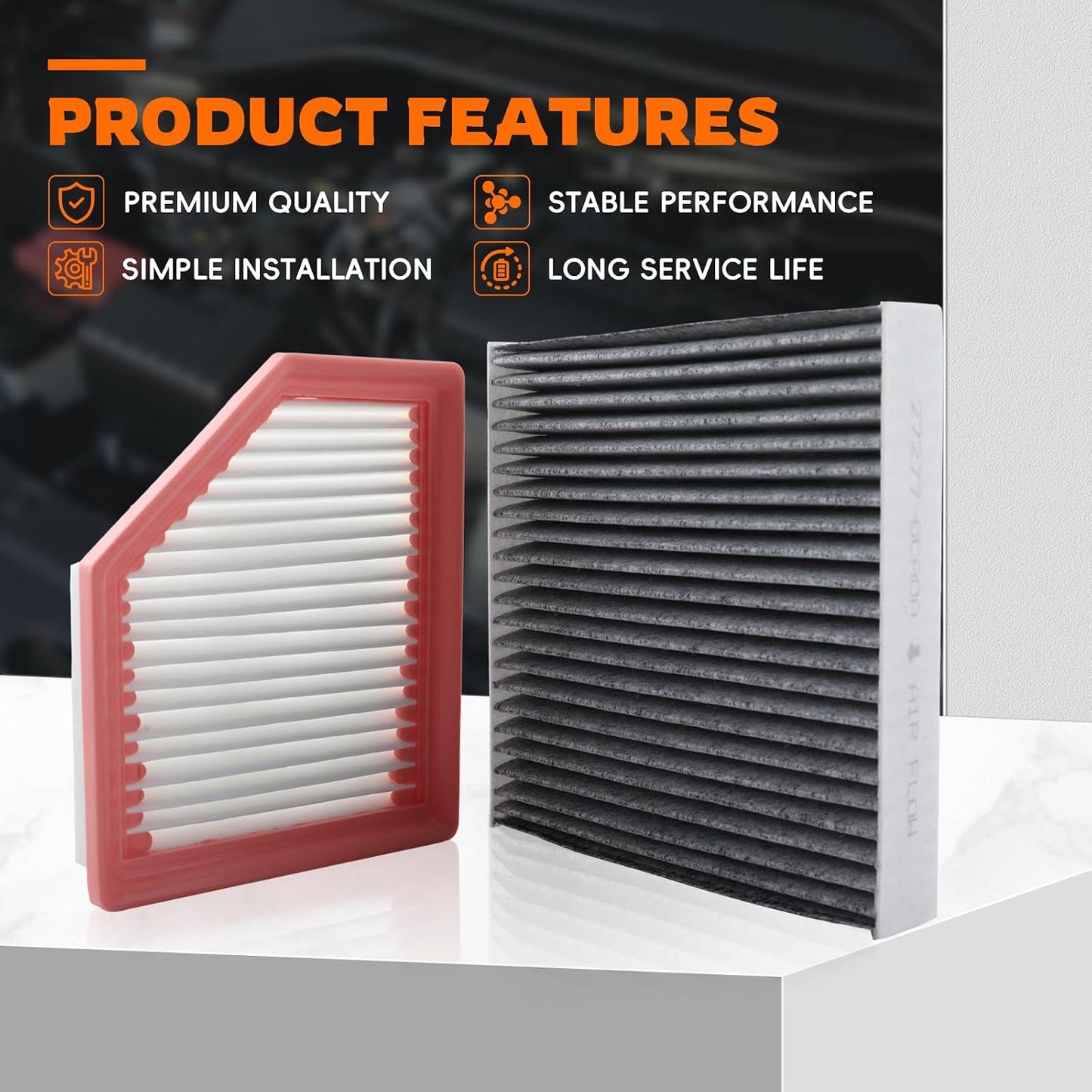 Filtro aire motor y cabina Nissan Sentra 2.0L 20-24