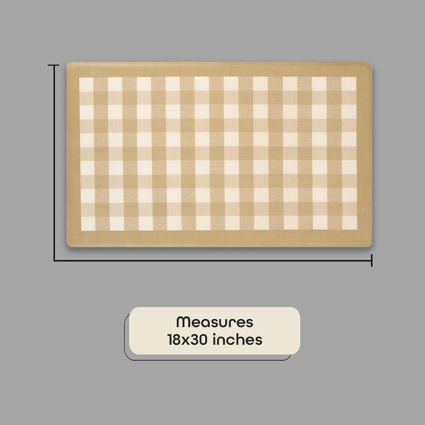 Tapete antifatiga 18x30pulg acolchado impermeable