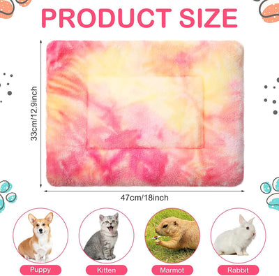 4 Pzas Alfombrilla Invierno Reversible Cobaya Perro Gato
