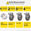 Espaciadores rueda coche golf 2pulg comp Yamaha M12x1.25