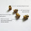 Insertos roscados latón para piezas plástico M5 50pcs